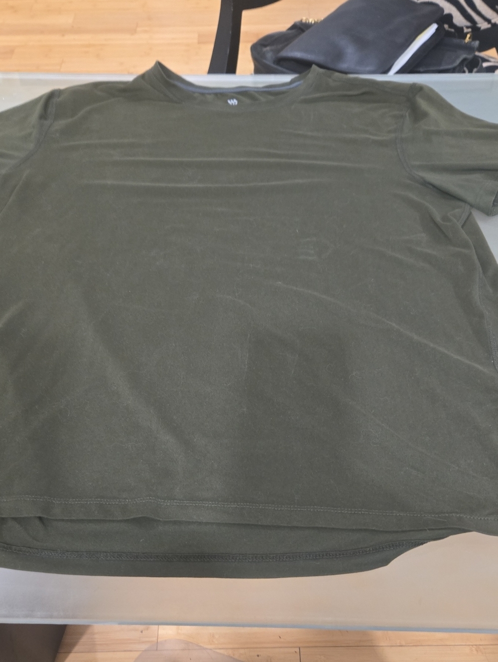 all in motion Olive Green Crew Neck Short Sleeve Tee